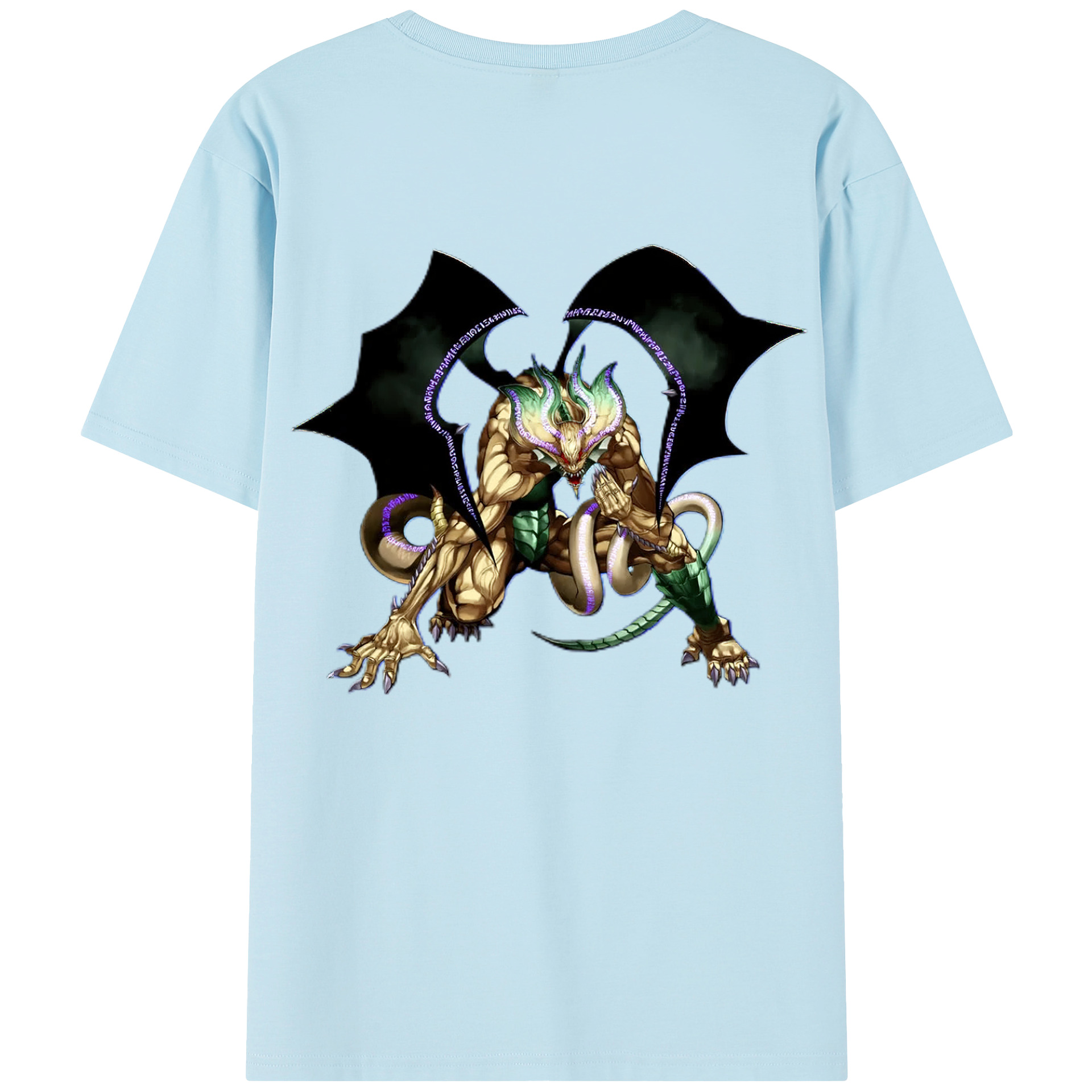 （画像用） 遊☆戯☆王 Yu-Gi-Oh! 綿100％半袖Tシャツ（背面プリント）
